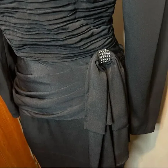 Vintage
Destinee Womens Black Boned Ruching Chest Dress USA Size 8 - Picture 4 of 13